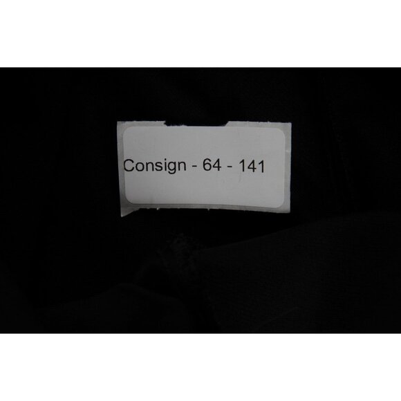 S Max Mara Womens Fatina Pants US 12 IT 46 Black Viscose Cotton Trousers Slacks - Picture 9 of 10